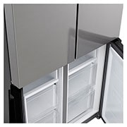 bottom fridge door open