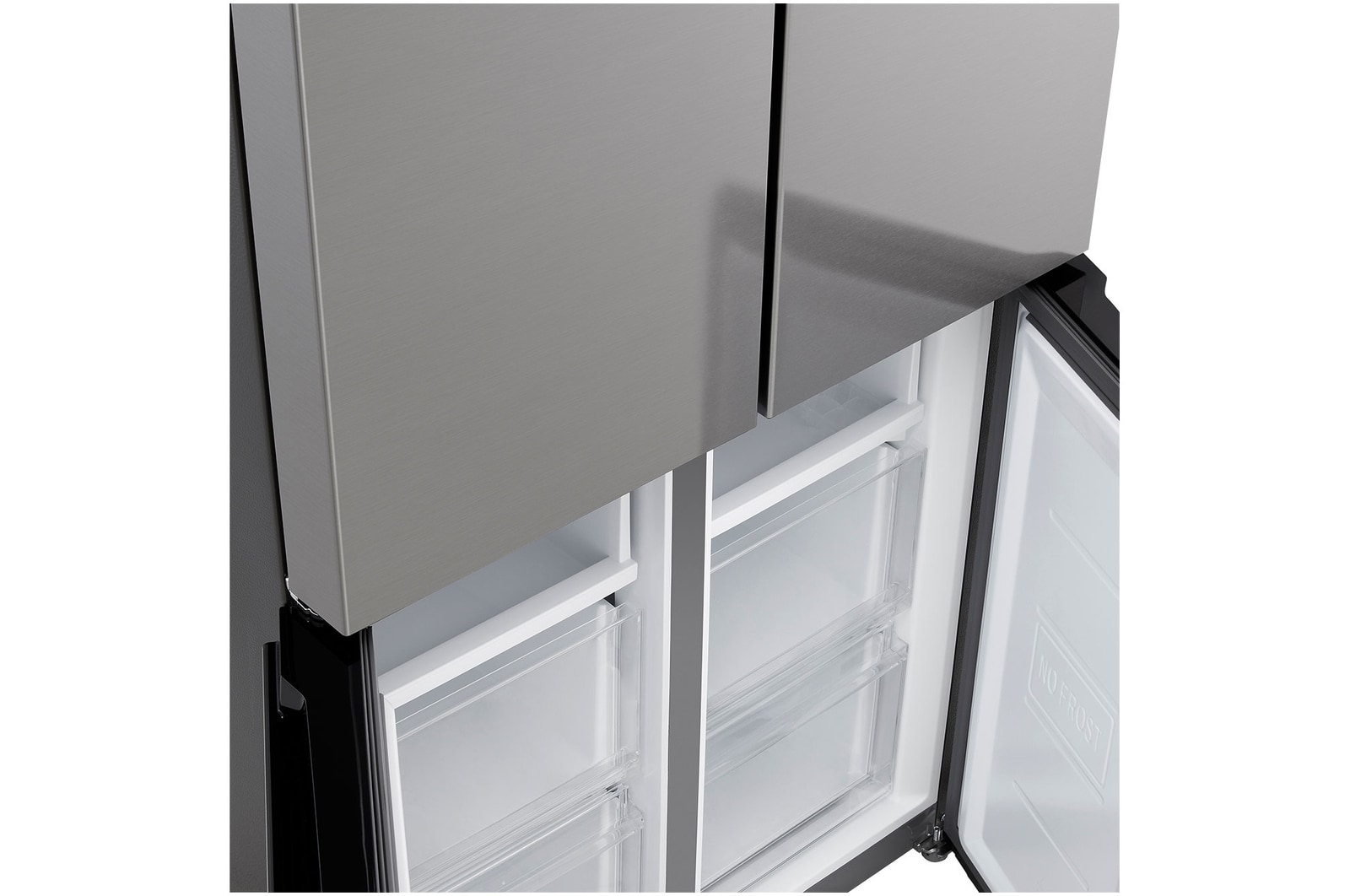 bottom fridge door open
