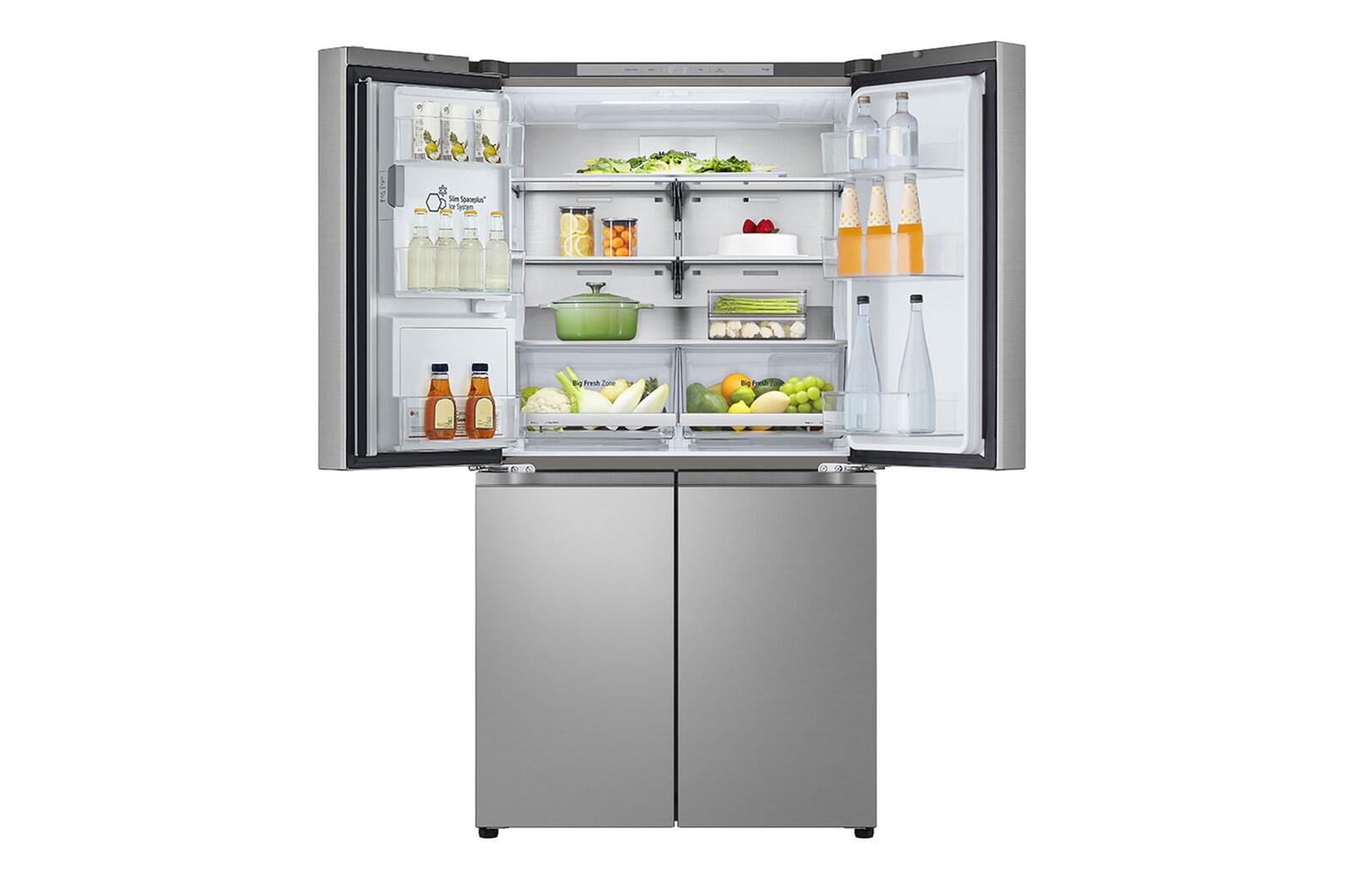 Top all door open with food