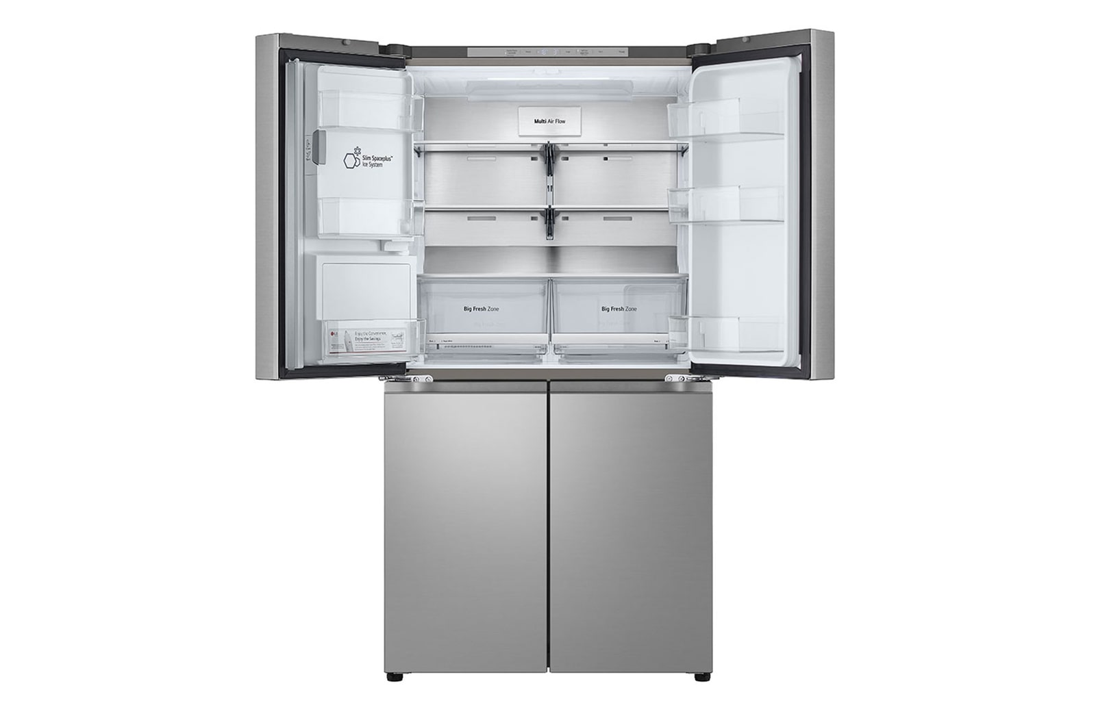 Top all door open without food