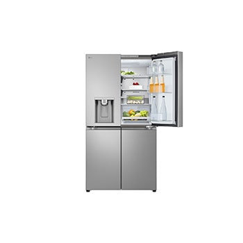 Top right door open with food