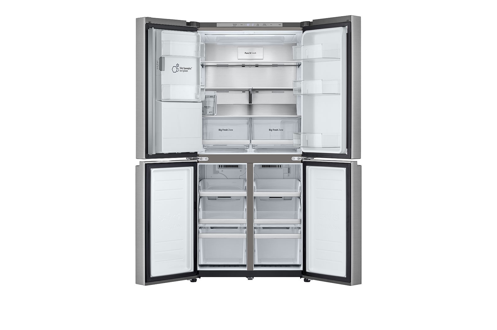LG 506L Slim French Door Fridge - Non-Plumbed, GF-LN500PL