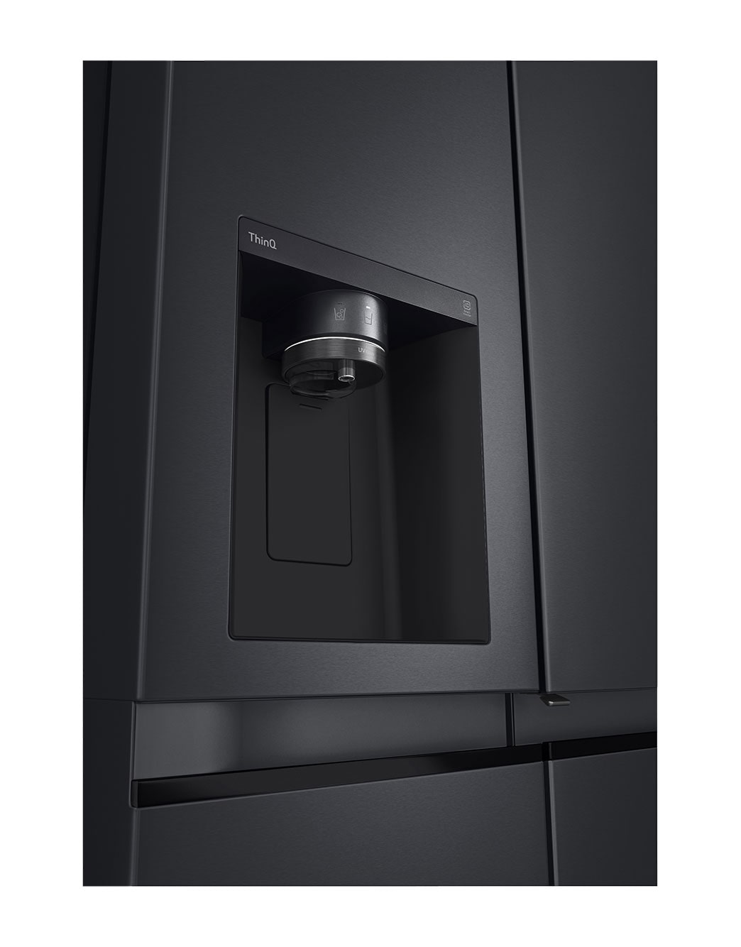 635L Side by Side Fridge with Craft Ice™ GS-D600MBLC | LG NZ
