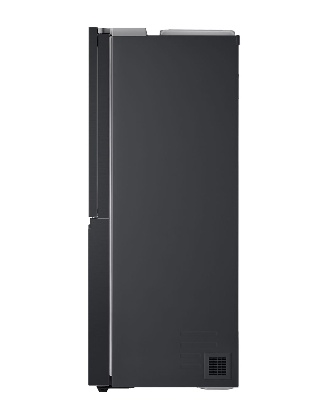 635L Side by Side Fridge in Matte Black Finish with DoorInDoor® GS