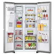 LG 635L Side by Side Fridge with Craft Ice™, GS-D600PLC
