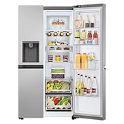 LG 635L Side by Side Fridge with Craft Ice™, GS-D600PLC