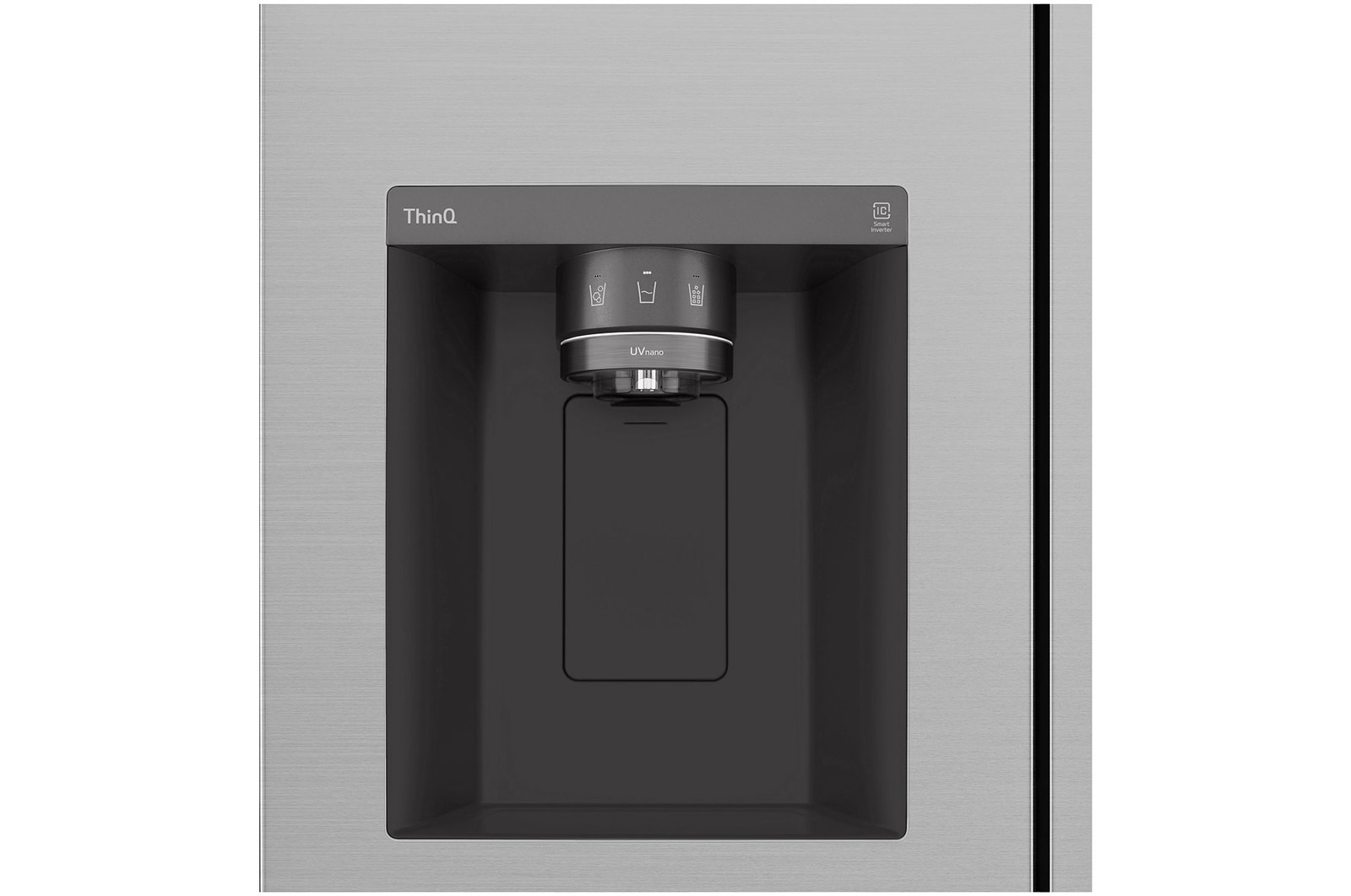 LG 635L Side by Side Fridge with Craft Ice™, GS-D600PLC