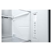 LG 635L Side by Side Fridge - Plumbed, GS-L600MBL