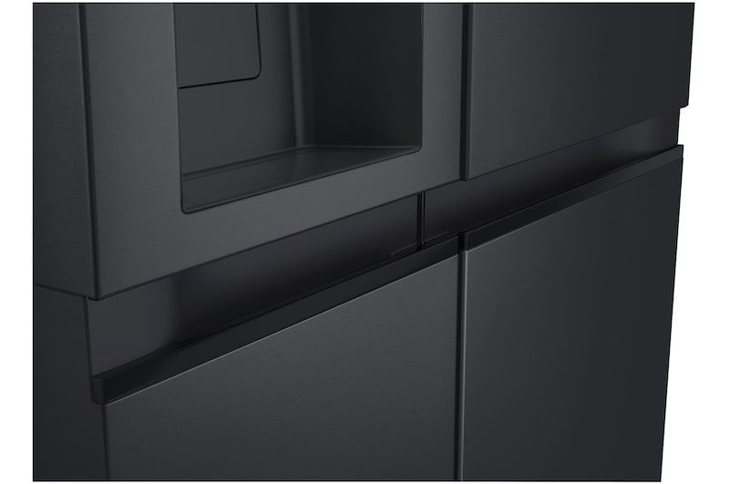 LG 635L Side by Side Fridge - Plumbed, GS-L600MBL