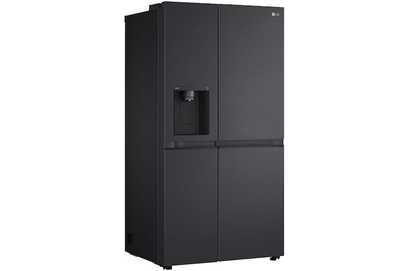 LG 635L Side by Side Fridge - Plumbed, GS-L600MBL