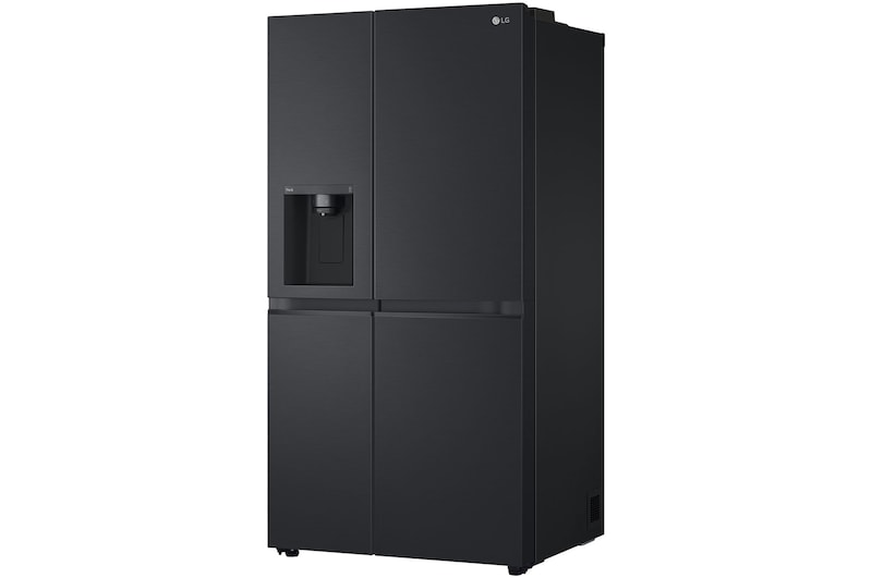 LG 635L Side by Side Fridge - Plumbed, GS-L600MBL