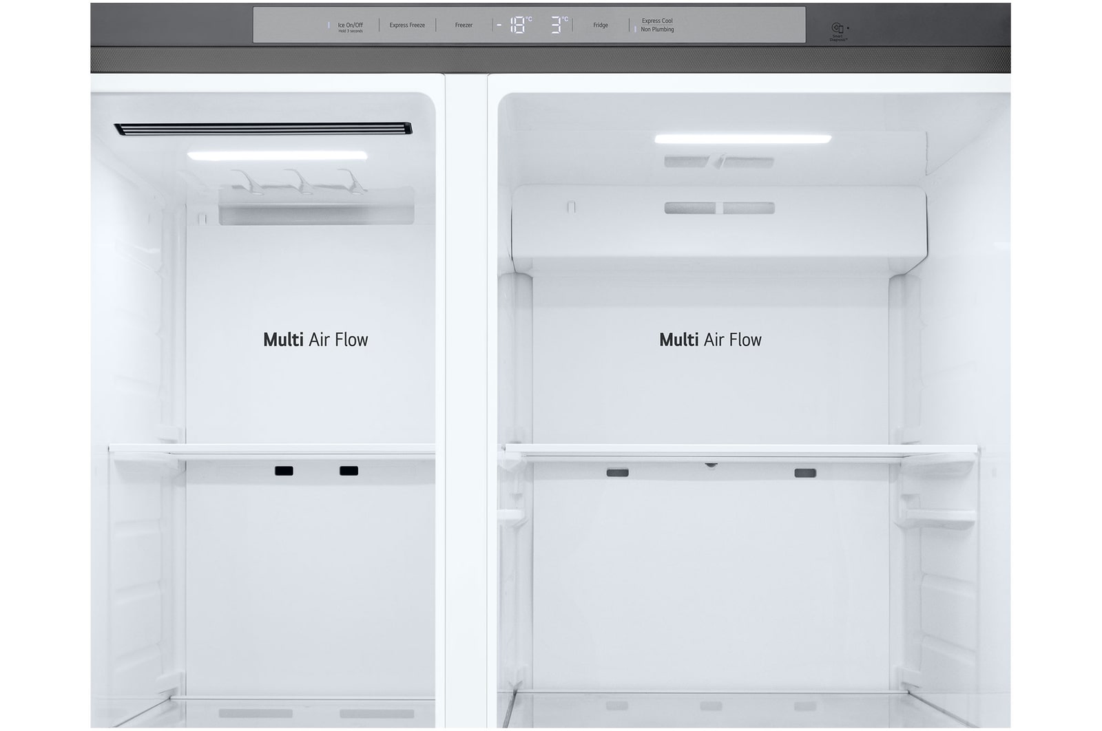 LG 641L Side by Side Fridge - Non-Plumbed, GS-N599PL