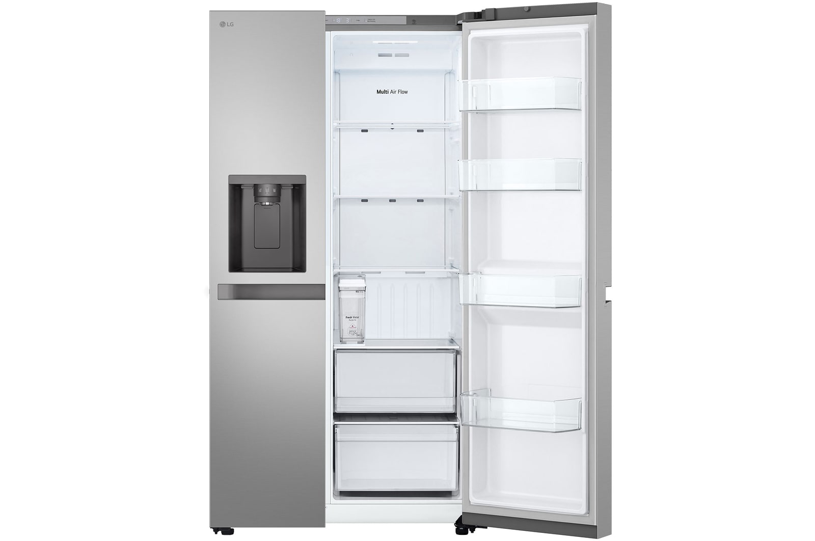 LG 641L Side by Side Fridge - Non-Plumbed, GS-N599PL