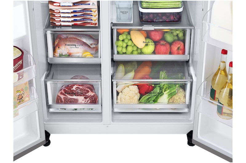 drawer with food