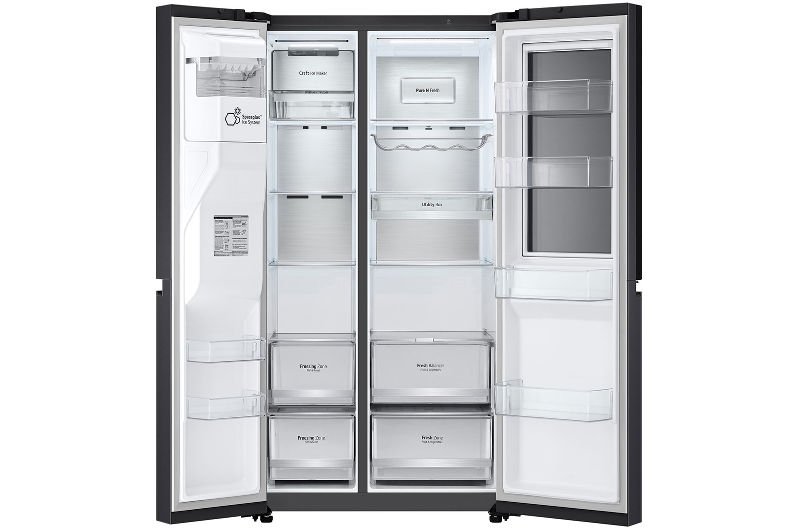 Front all door open without food