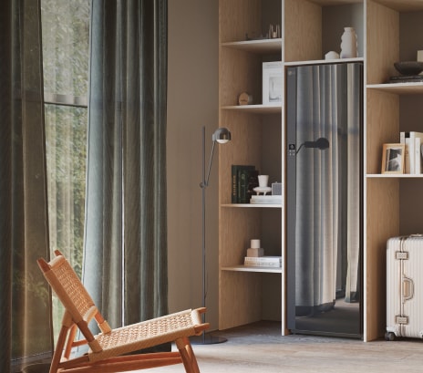 LG Styler in the library