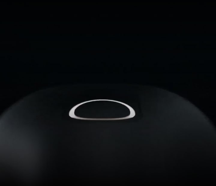 Built-in handy steamer turning on and removing wrinkles