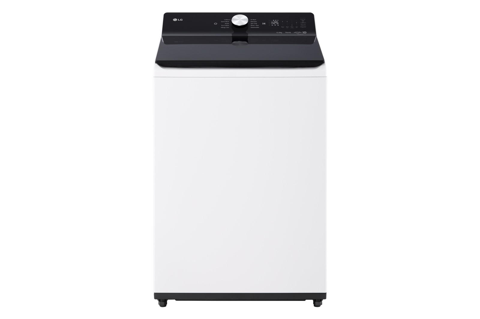 Front view of 12kg AI Top Load Washer - AI DD® WTX5-12W