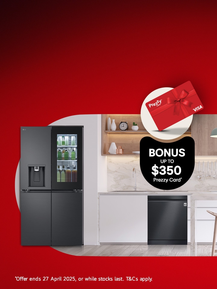 Transform your kitchen with LG Fridge and Dishwashers