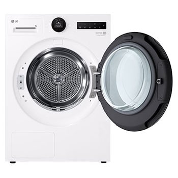 LG 9kg Series 9 Heat Pump Dryer - 9 Star, DXH9-09W, Door Open