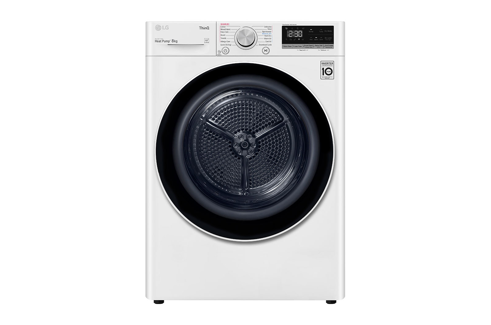 LG 8kg Heat Pump Dryer with Inverter Control , DVH5-08W