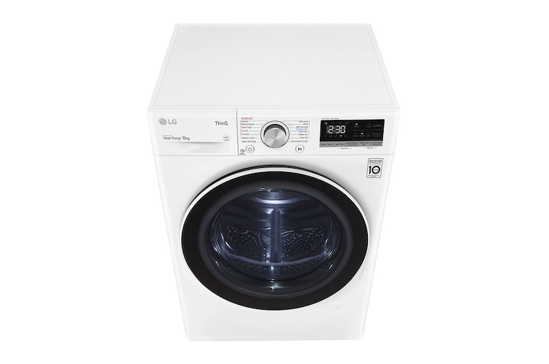 LG 8kg Heat Pump Dryer with Inverter Control, DVH5-08W