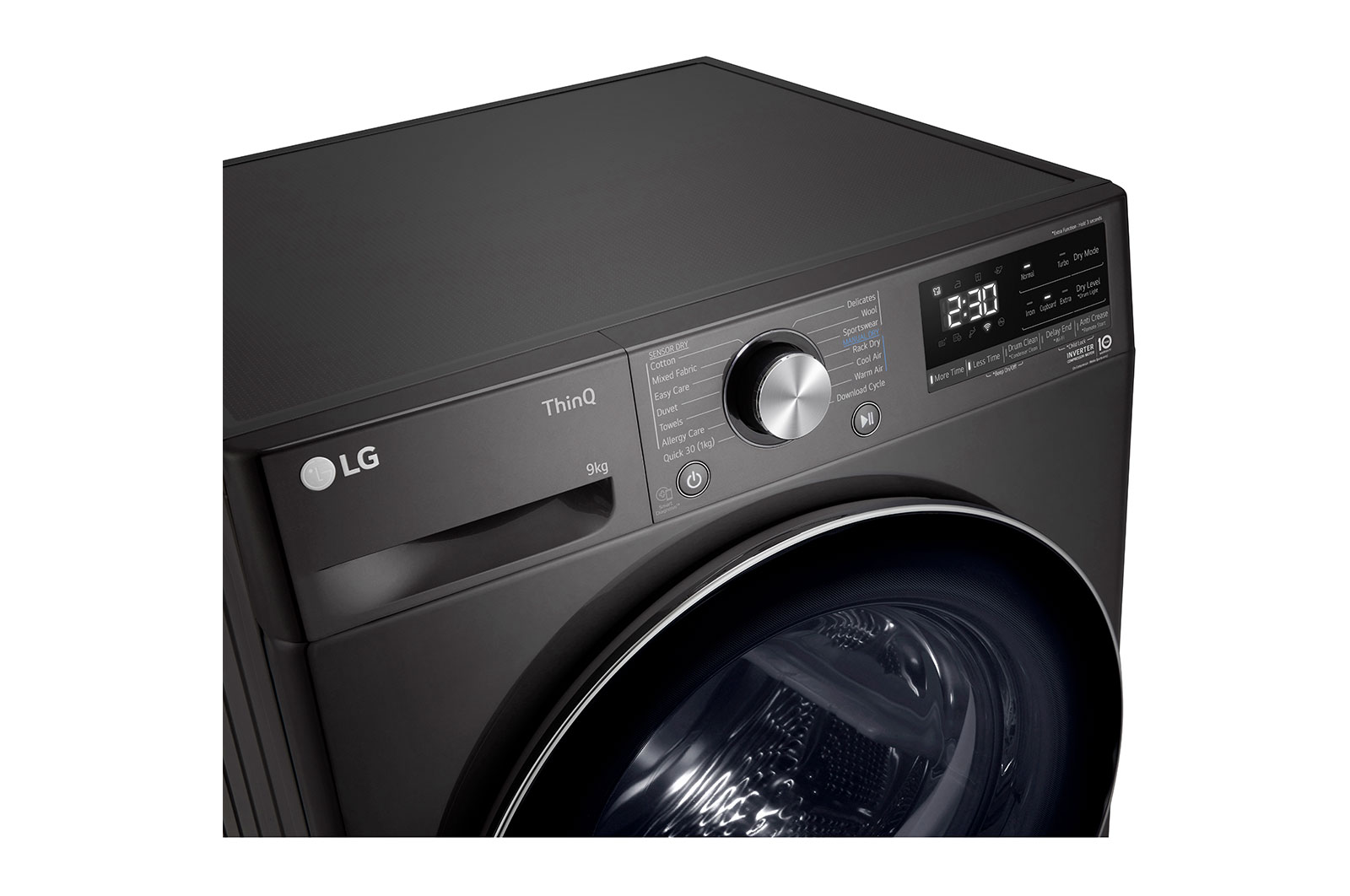 LG 9kg Series 9 Heat Pump Dryer - 9 Star, DVH9-09B