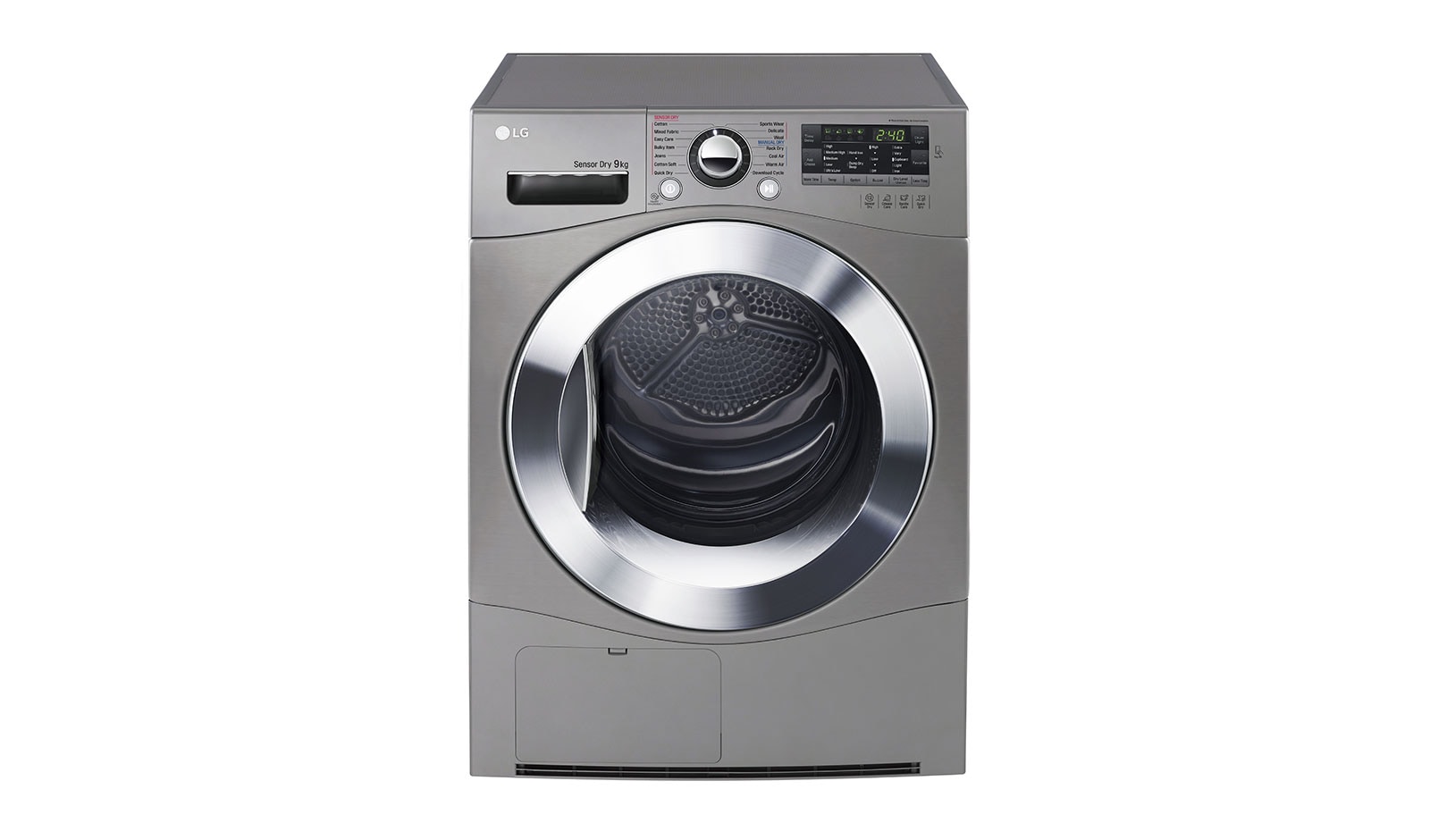 Front view of 9kg Condensing Dryer with Tag On Function TD-C90NPE