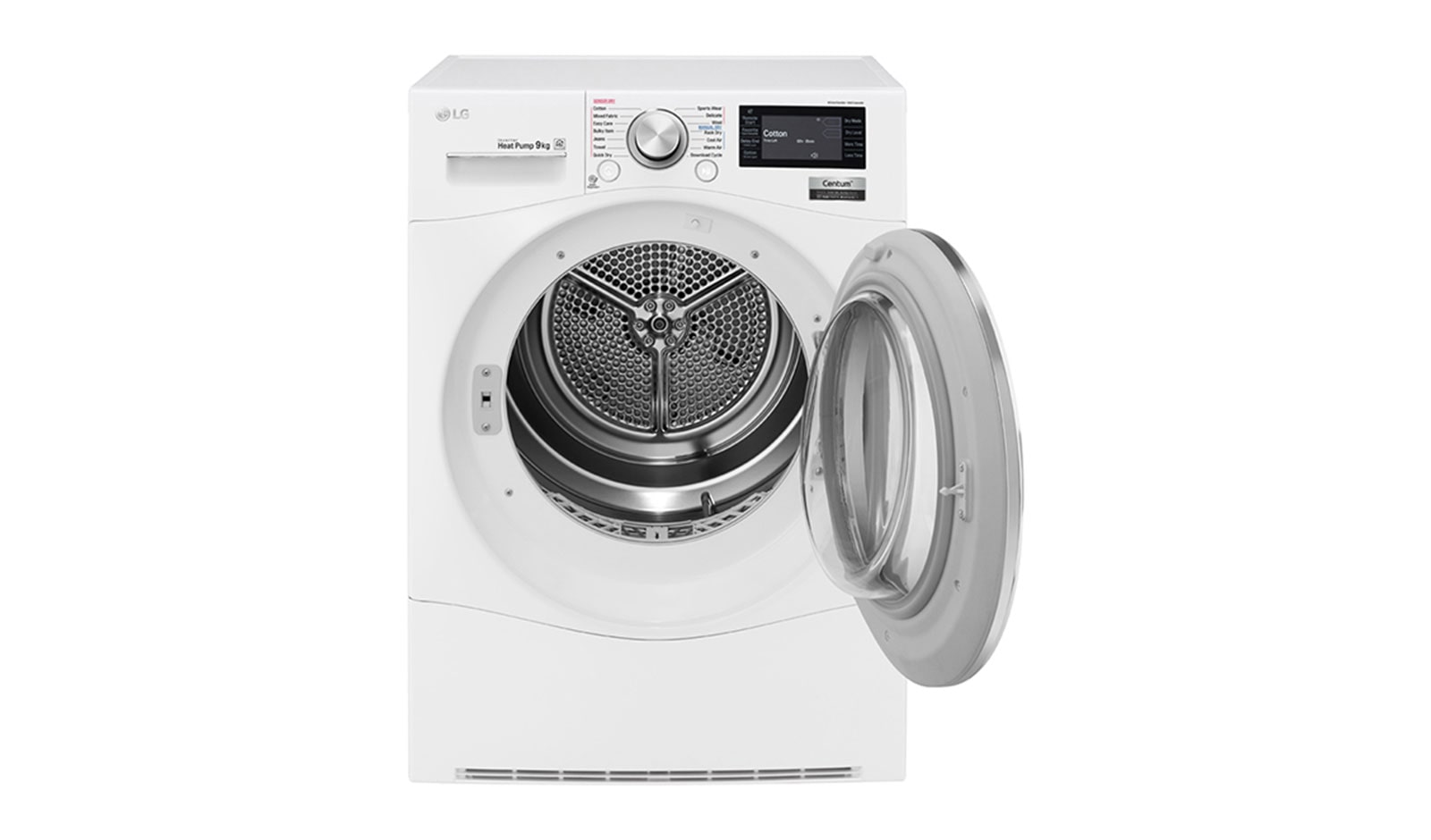 LG 9kg Centum™ Heat Pump Dryer with  Inverter Control, TD-H901MW