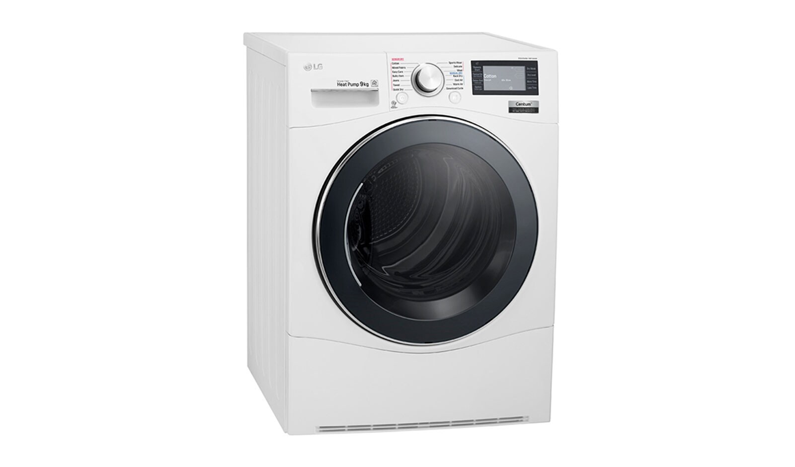 LG 9kg Centum™ Heat Pump Dryer with  Inverter Control, TD-H901MW