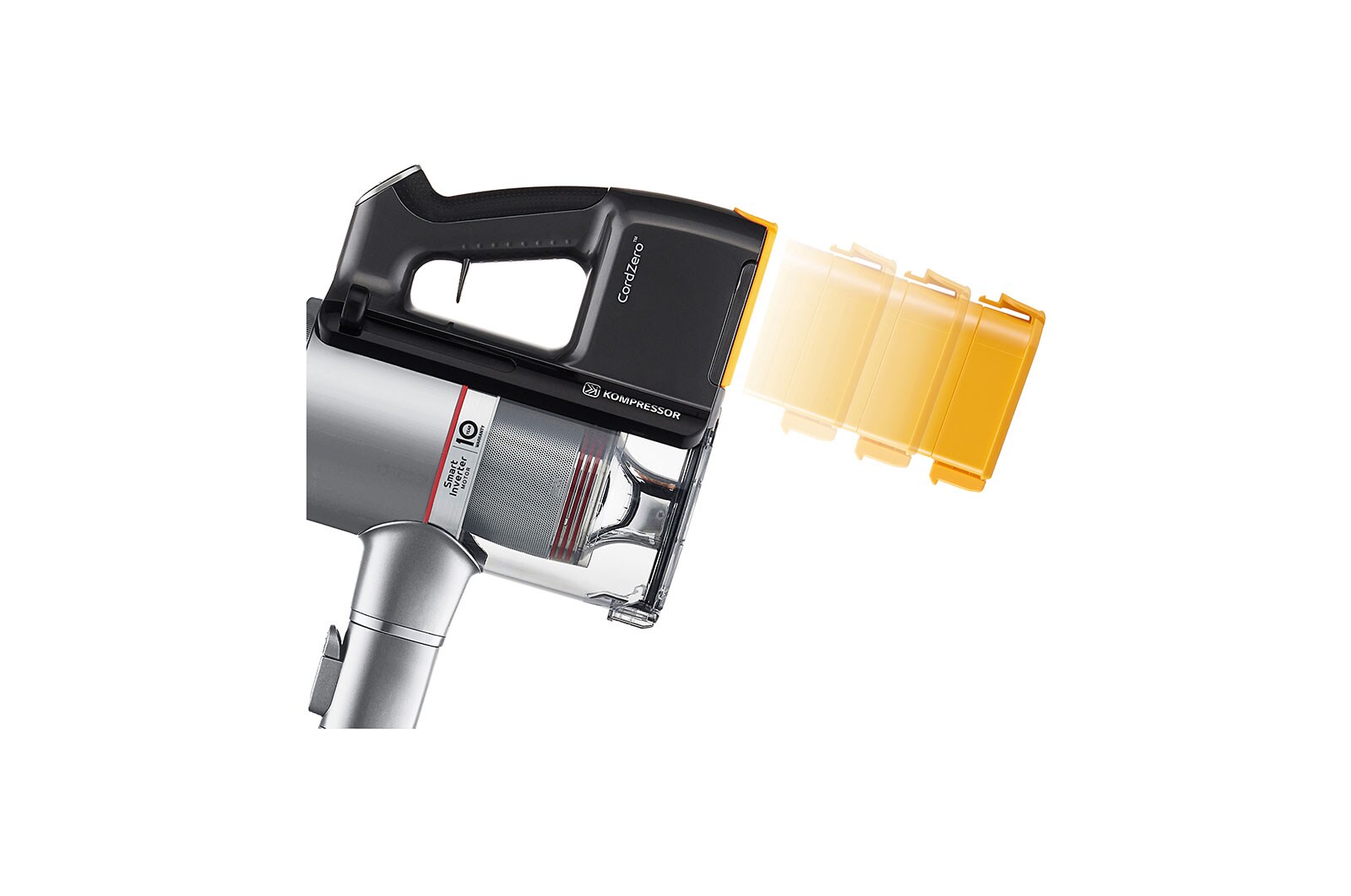 LG Powerful Cordless Handstick with Kompressor™ Technology, A9K-CORE
