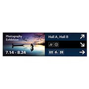 Front view of Ultra Stretch Signage 88BH7D-B