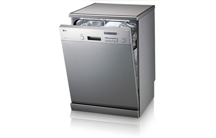 Front view of 14 Place Setting Stainless Steel Dishwasher (WELS 3.5 Star, 14.8 Litres per wash) LD-1415T1