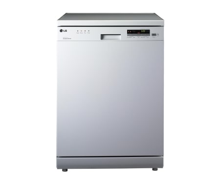 Front view of 14 Place White Dishwasher with Inverter Direct Drive LD-1481W4