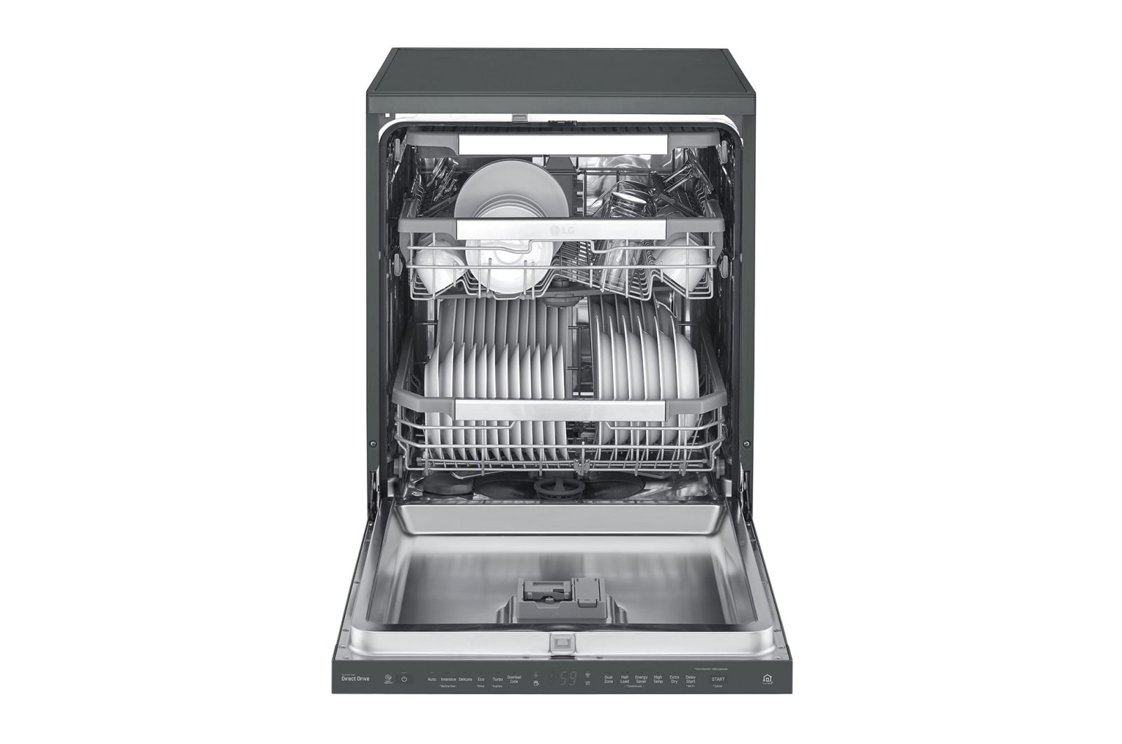 LG 15 Place QuadWash® Dishwasher - Freestanding, XD3A15MB