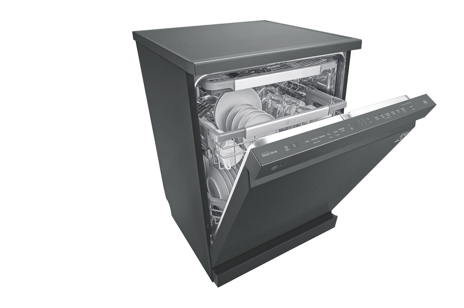 LG 15 Place QuadWash® Dishwasher - Freestanding, XD3A15MB