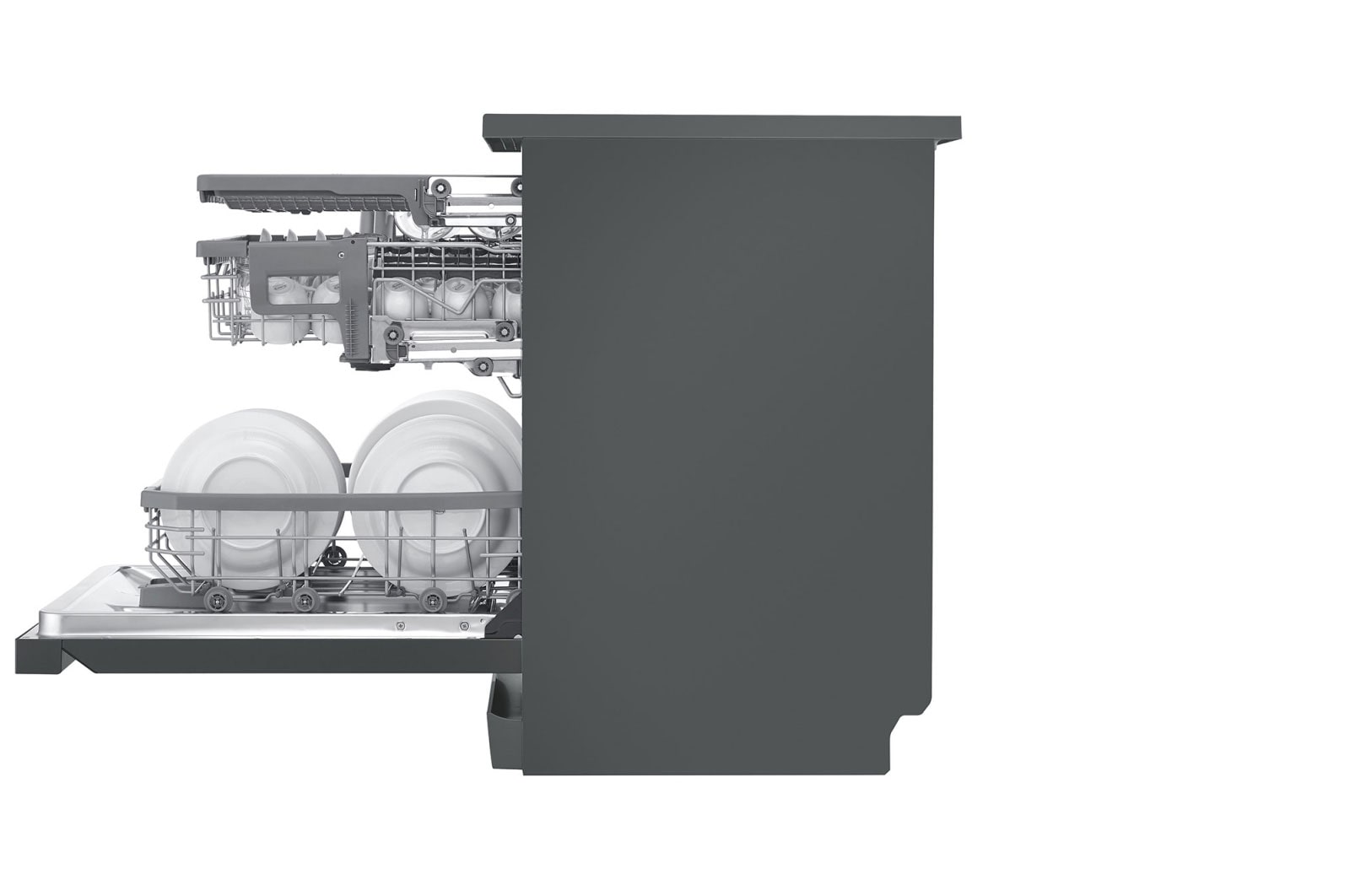 LG 15 Place QuadWash® Dishwasher - Freestanding, XD3A15MB