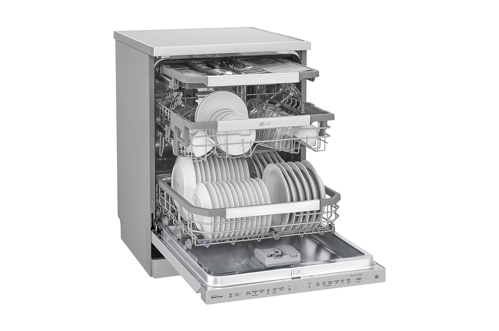 LG 15 Place QuadWash® Dishwasher - Freestanding, XD3A15NS