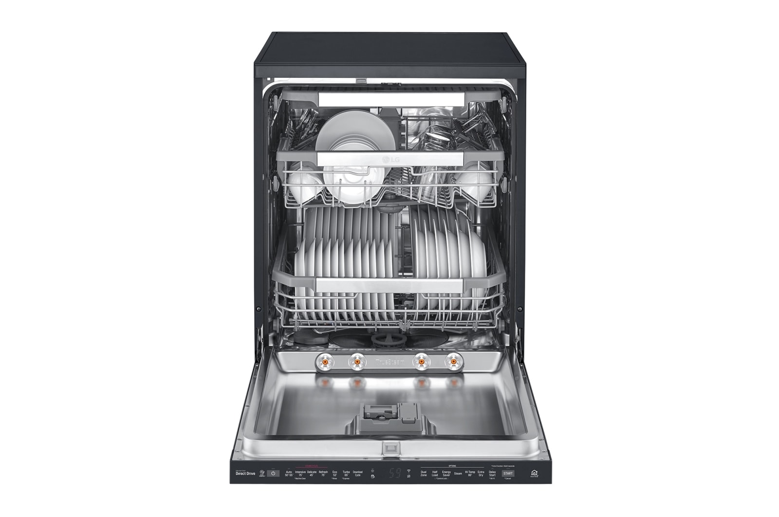 LG 15 Place QuadWash® Dishwasher - Freestanding, XD3A25MB