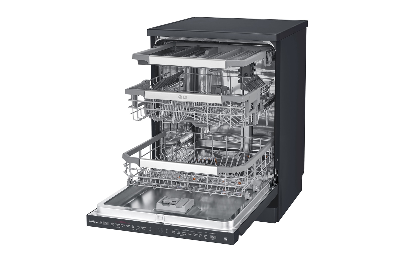 LG 15 Place QuadWash® Dishwasher - Freestanding, XD3A25MB
