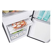 LG 310L Anti-fingerprint Shiny Steel Bottom Mount Fridge, GB-310RPL