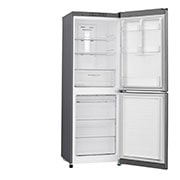 LG 310L Anti-fingerprint Shiny Steel Bottom Mount Fridge, GB-310RPL