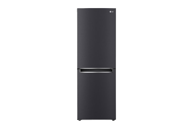LG 306L Bottom Mount Fridge - Matte Black Finish, GB-335MBL
