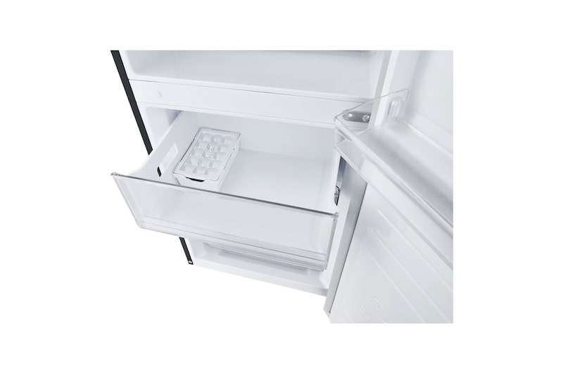 LG 306L Bottom Mount Fridge - Matte Black Finish, GB-335MBL