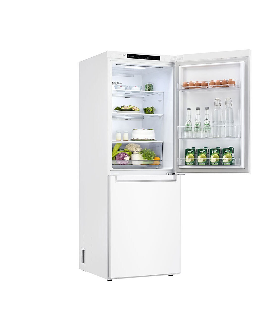 306L Bottom Mount Fridge with Door Cooling in White Finish GB335WL