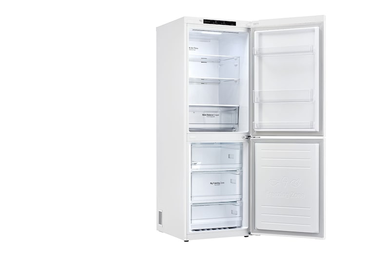 LG 306L Bottom Mount Fridge with Door Cooling in White Finish​, GB-335WL