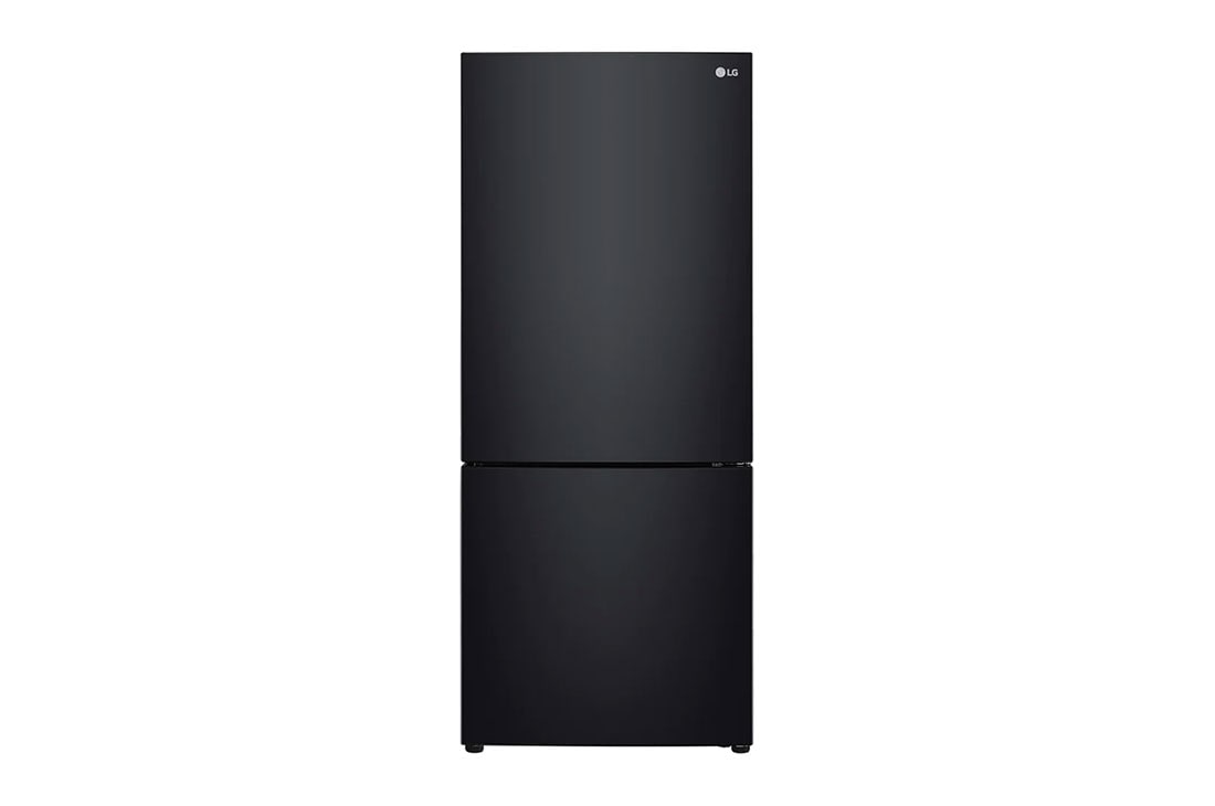 454L Bottom Mount Fridge with Door Cooling in Black Finish GB455BLE LG NZ