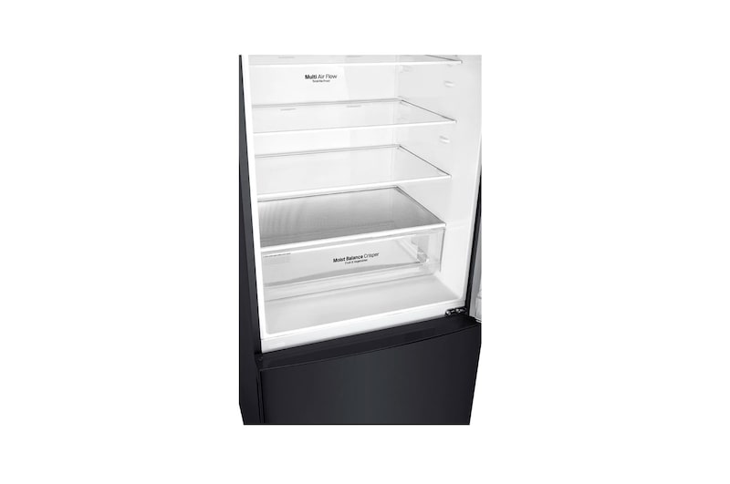 LG 454L Bottom Mount Fridge - Black Finish, GB-455BLE
