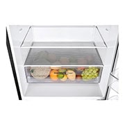 LG 454L Bottom Mount Fridge - Black Finish, GB-455BLE