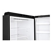 LG 454L Bottom Mount Fridge - Black Finish, GB-455BLE